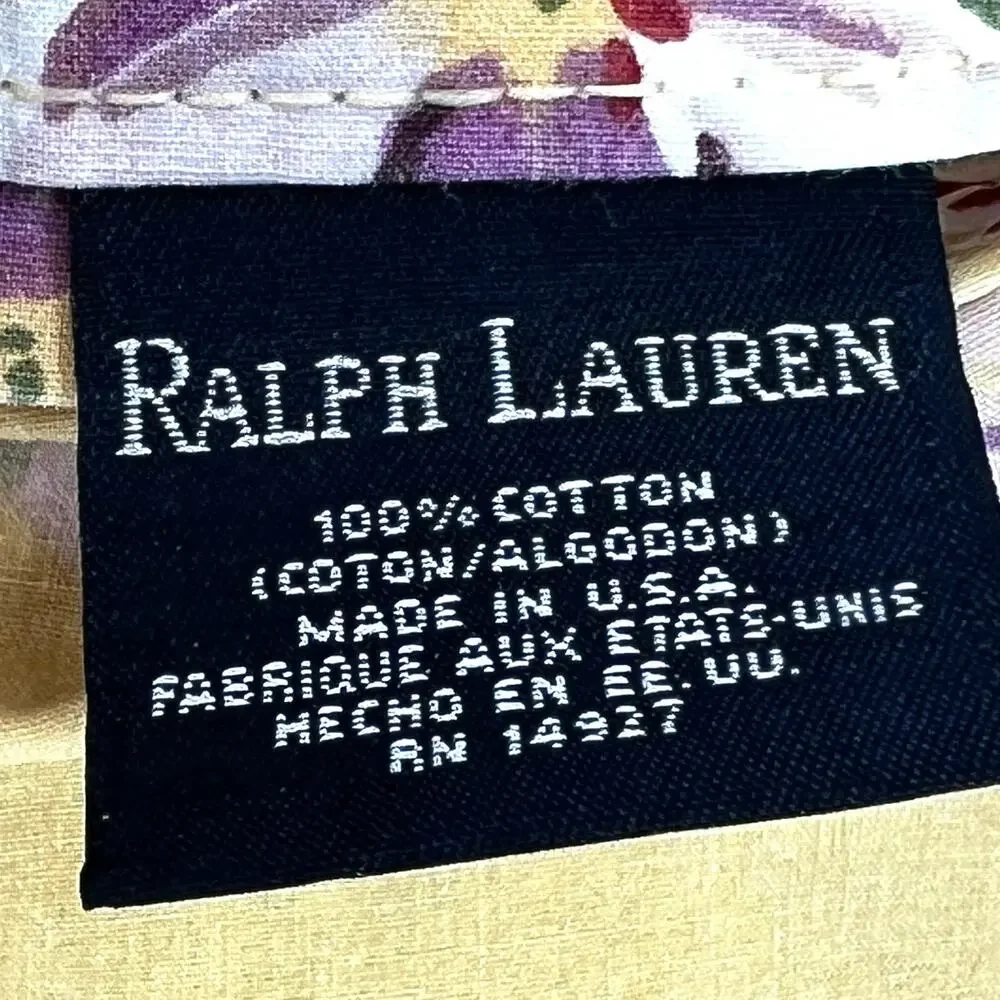Ralph Lauren Sophie Brooke floral queen sheet set